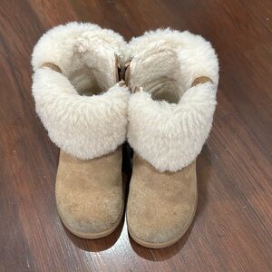 Cozy Tan Kids Boots